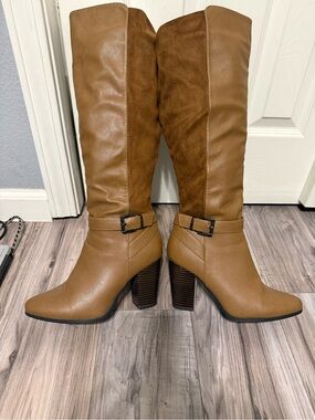 katliu Women's Heeled Knee High